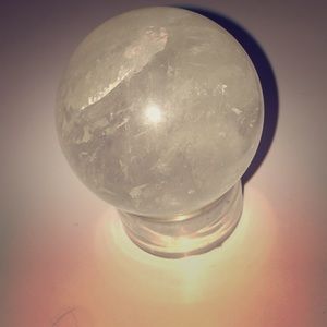 Real quarts crystal ball